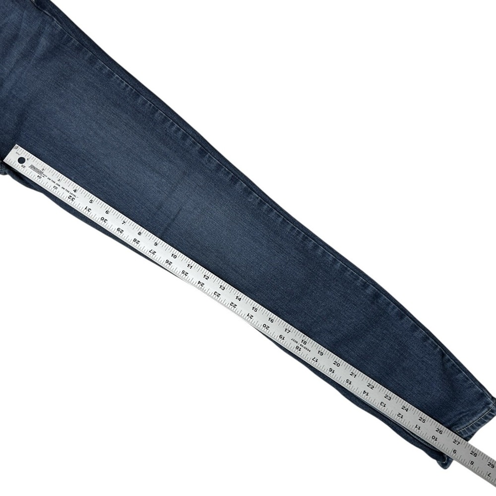 PAIGE Verdugo Ankle Skinny Jeans Women's 28 Dark Blue Stretch Mid Rise - Picture 4 of 8